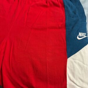 Practically NewNike Mens Vibrant Red and Blue Shorts